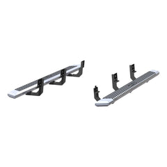 AdvantEDGE 5-1/2" x 85" Chrome Aluminum Side Bars, Select Ram 1500 to 5500 - Black Patch Performance - ARIE2555006