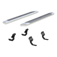 AdvantEDGE 5-1/2" x 75" Chrome Aluminum Side Bars, Select Ford F150, F250, F350 - Black Patch Performance - ARIE2555012