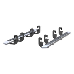 AdvantEDGE 5-1/2" x 91" Chrome Aluminum Side Bars, Select Silverado, Sierra Crew - Black Patch Performance - ARIE2555015