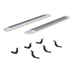AdvantEDGE 5-1/2" x 85" Chrome Aluminum Side Bars, Select Toyota Tundra - Black Patch Performance - ARIE2555019
