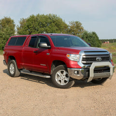 AdvantEDGE 5-1/2" x 85" Chrome Aluminum Side Bars, Select Toyota Tundra - Black Patch Performance - ARIE2555019