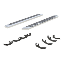 AdvantEDGE 5-1/2" x 85" Chrome Aluminum Side Bars, Select Honda Ridgeline - Black Patch Performance - ARIE2555030