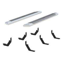 AdvantEDGE 5-1/2" x 75" Chrome Aluminum Side Bars, Select Colorado, Canyon - Black Patch Performance - ARIE2555043