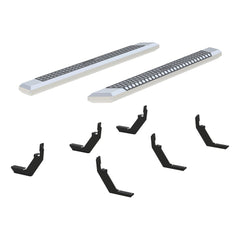 AdvantEDGE 5-1/2" x 75" Chrome Aluminum Side Bars, Select Colorado, Canyon - Black Patch Performance - ARIE2555043