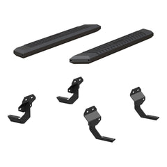AdvantEDGE 5-1/2" x 53" Black Aluminum Side Bars, Select Ford F150, F250, F350 - Black Patch Performance - ARIE2556011