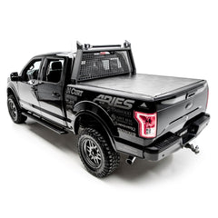 AdvantEDGE 5-1/2" x 91" Black Aluminum Side Bars, Select Ford F-Series Crew Cab - Black Patch Performance - ARIE2556048