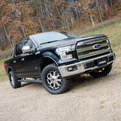 ARIES 2558024 AscentStep 5-1/2" x 91" Black Steel Running Boards, Select Ford F250, F350, F450 - Black Patch Performance - ARIE2558024