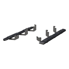 ARIES 2558052 AscentStep 5-1/2" x 85" Black Steel Running Boards, Select Ford Ranger Crew Cab - Black Patch Performance - ARIE2558052