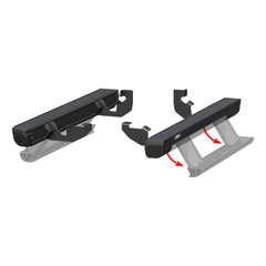 ActionTrac 48.75" Powered Running Boards, Select Ford Bronco 2-Door - Black Patch Performance - ARIE3034472