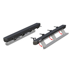 ActionTrac 83.6" Powered Running Boards, Select Jeep Gladiator - Black Patch Performance - ARIE3047975