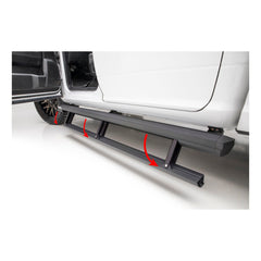 ActionTrac 87.6" Powered Running Boards, Select Silverado, Sierra Crew Cab - Black Patch Performance - ARIE3048315