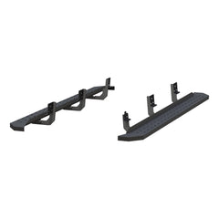 ARIES 2055515 RidgeStep 6-1/2" x 85" Black Steel Running Boards, Select Ram 1500 to 5500 - Body from Black Patch Performance