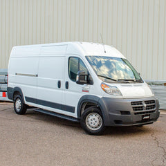 ARIES 2055534 RidgeStep 6-1/2" x 96", 36" Steel Running Boards, Select Sprinter 2500, 3500 - Body from Black Patch Performance
