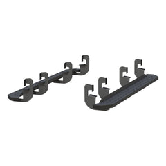 ARIES 2055551 RidgeStep 6-1/2" x 75" Black Steel Running Boards, Select Silverado, Sierra Crew - Body from Black Patch Performance