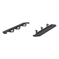 ARIES 2055554 RidgeStep 6-1/2" x 75" Black Steel Running Boards, Select Ford Explorer - Body from Black Patch Performance