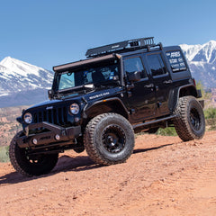 ARIES 2500450 Jeep Wrangler JK Aluminum Front and Rear Inner Fender Liners - Body from Black Patch Performance