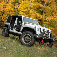 ARIES 2500650 Jeep Wrangler JL Aluminum Front and Rear Inner Fender Liners - Body from Black Patch Performance