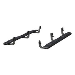 ARIES 2558006 AscentStep 5-1/2" x 85" Black Steel Running Boards, Select Ram 1500, 2500, 3500 - Body from Black Patch Performance