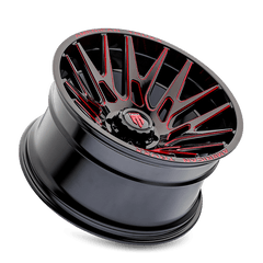 22x12 AT EVOLUTION 8x170 Offset ( - 44) Center Bore (125.2) Style #AT1919 | AT1919 - 22270BTR - Black Patch Performance - ATAT191922270BTR