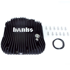 Ram-Air Differential Cover Kit, Black Ops, w/Hardware for 1985-2022 Ford Sterling Axle 12-bolt with 10.25/10.5 ring gear - Black Patch Performance - BANK19258