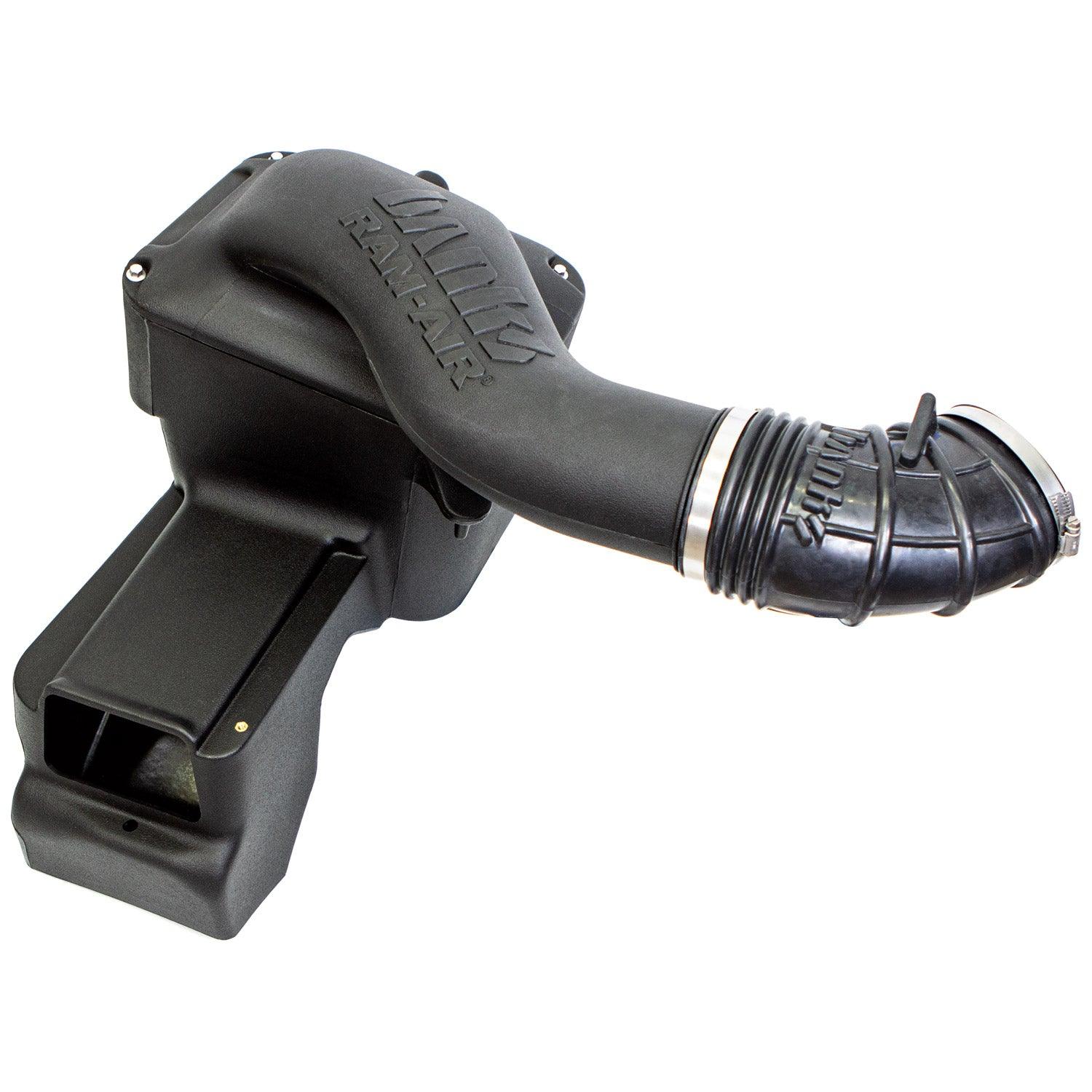 Banks Ram-Air, Oiled Filter, Cold Air Intake System for 2017-2019 Ford F250/F350/F450 6.7L Power Stroke - Black Patch Performance - BANK41890