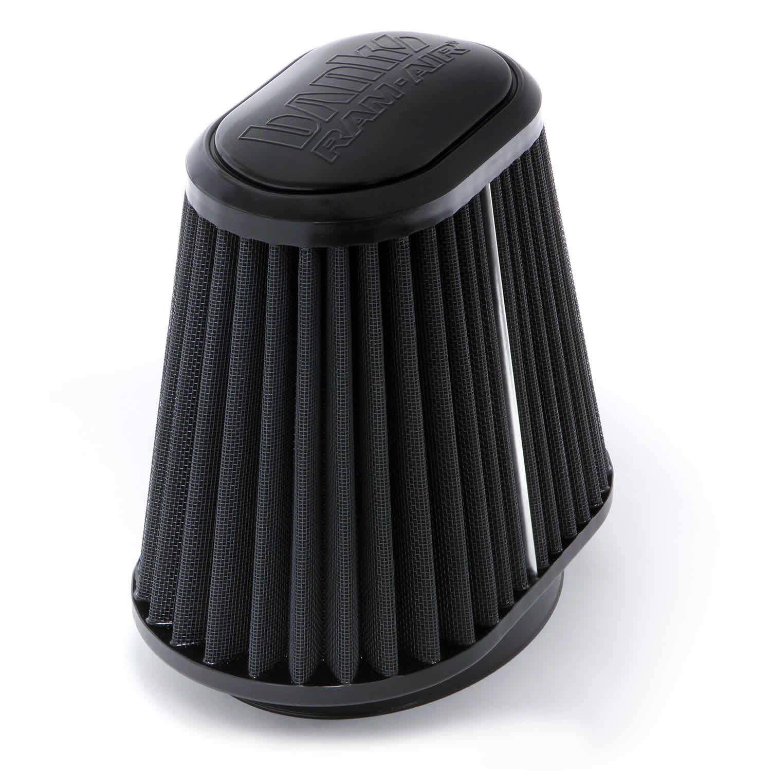 Air Filter Element, Dry Filter for 2003-2008 Ford F-Series and Excursion 5.4L Triton, and 6.0L Power Stroke - Black Patch Performance - BANK42158D