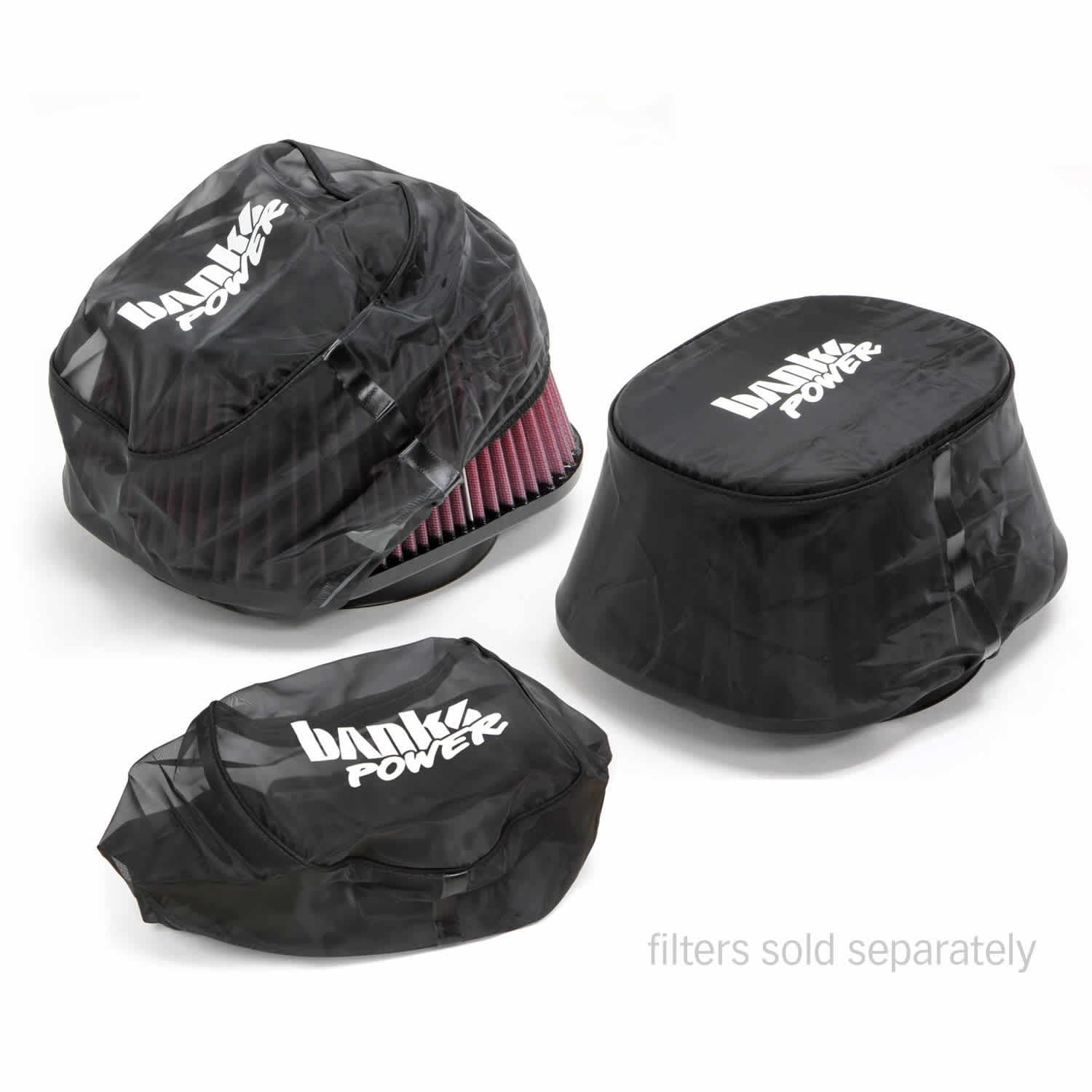 Pre-Filter, Filter Wrap for use with Banks Ram-Air Cold-Air Intake Systems for 1999-2015 Chevy/GMC, for Air Filter PN 42138 - Black Patch Performance - BANK42643