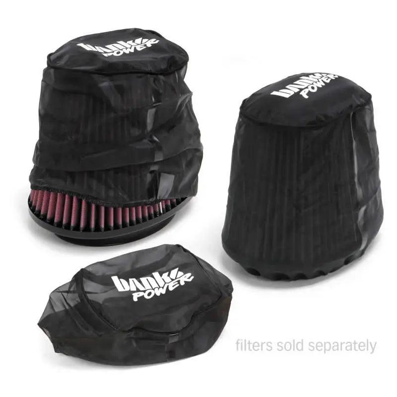 Pre-Filter, Filter Wrap for use with Banks Ram-Air Cold-Air Intake Systems for 1994-2016 Dodge and Ford, Air Filter PN 42158 and PN 42188 - Black Patch Performance - BANK42650
