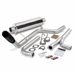 GBE Monster Exhaust Black Tip - Black Patch Performance - BANK48125B