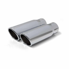 GBE Monster Exhaust Chrome Tip - Black Patch Performance - BANK48602