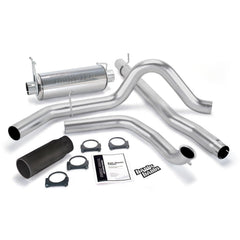 GBE Monster Exhaust Black Tip - Black Patch Performance - BANK48656B