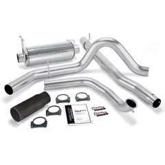 GBE Monster Exhaust Black Tip - Black Patch Performance - BANK48656B
