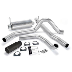 GBE Monster Exhaust Black Tip - Black Patch Performance - BANK48656B