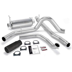 GBE Monster Exhaust Black Tip - Black Patch Performance - BANK48656B