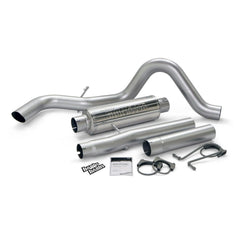 Ford (Crew Cab Pickup - 6.0 - Bed Length: 81.0, 82.4Inch) Exhaust System Kit - Black Patch Performance - BANK48791