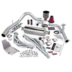 PowerPack Bundle, with AutoMind Chip, Chrome tip for 2000-2004 Ford Excursion 6.8L, No EGR - Black Patch Performance - BANK49445