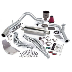 PowerPack Bundle, with AutoMind Chip, Chrome tip for 2000-2004 Ford Excursion 6.8L, No EGR - Black Patch Performance - BANK49445
