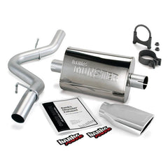 GBE Monster Exhaust Chrome Tip - Black Patch Performance - BANK51312