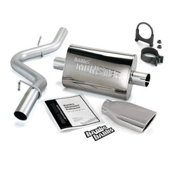 GBE Monster Exhaust Chrome Tip - Black Patch Performance - BANK51312