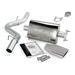 GBE Monster Exhaust Chrome Tip - Black Patch Performance - BANK51314