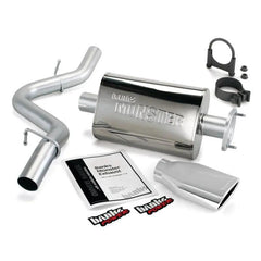 GBE Monster Exhaust Chrome Tip - Black Patch Performance - BANK51314