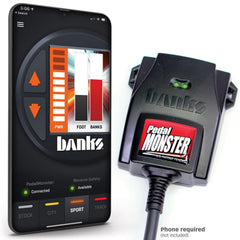 PedalMonster, Throttle Sensitivity Booster, Standalone for 2007-2019 Ram 2500/3500 and 2011-2020 Ford F-Series 6.7L - Black Patch Performance - BANK64310C