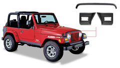 FRONT HOOD BT STONE GUARD W/2 FRT CORNER - Black Patch Performance - BUSH14005