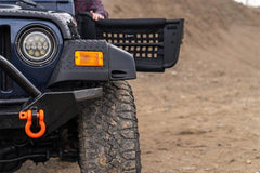 Bushwacker 14007 Black Trail Armor Front Corners for 1997-2006 Jeep Wrangler, Pair - Black Patch Performance - BUSH14007