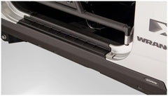 Bushwacker 14011 Black Trail Armor Rocker Panel and Sill Plate Covers for 2007-2018 Jeep Wrangler JK 2-Door, Pair - Black Patch Performance - BUSH14011