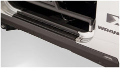 Bushwacker 14011 Black Trail Armor Rocker Panel and Sill Plate Covers for 2007-2018 Jeep Wrangler JK 2-Door, Pair - Black Patch Performance - BUSH14011