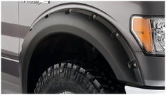 Ford (Bed Length: 81.0, 82.4, 96.0, 98.6Inch) Fender Flare - Front - Black Patch Performance - BUSH2004902