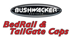 Bushwacker 49501 Bed Rail Caps - Diamondback - Black Patch Performance - BUSH49501