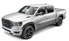 19 - 22 Ram 1500 Fender Flare - Front and Rear - Black Patch Performance - BUSH5092802