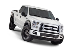 Bushwacker 20935-02 Black Pocket/Rivet Style Smooth Finish 4-Piece Fender Flare Set for 2015-2017 Ford F-150 (Excludes Models w/Tech Package) - Body from Black Patch Performance